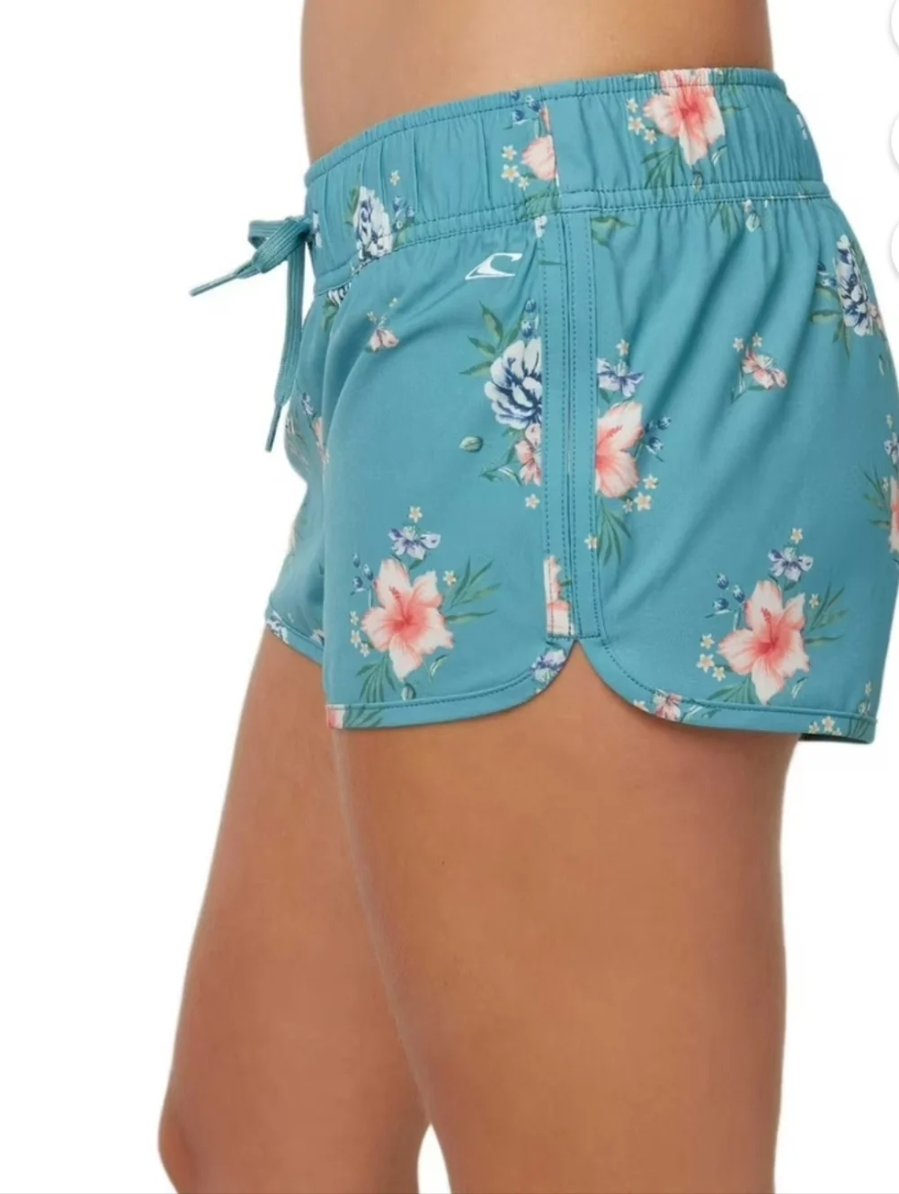 O'Neill Teal Floral Board Shorts